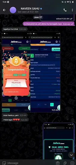 User feedback screenshot from Jai Club players